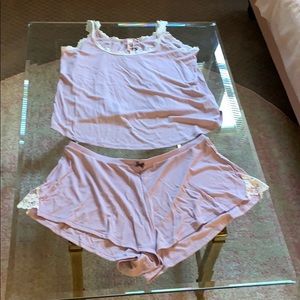Victoria’s Secret lavender cami and shorts